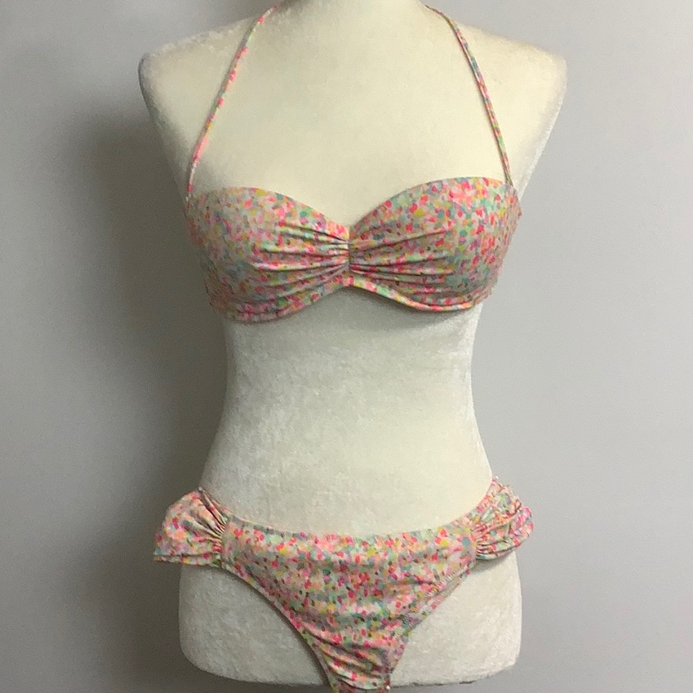 Victoria’s Secret confetti bikini   Sz 34B & S